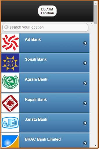 ATM Location in BD screenshot 1