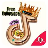 Free Fans Likes Comments Views etc For TIKTOK. icon