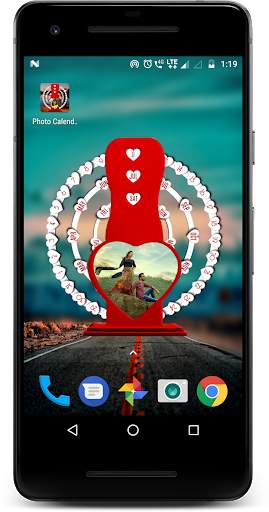 My Photo Calendar Live Wallpaper screenshot 1