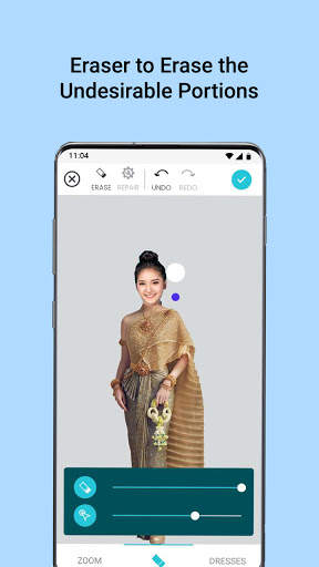 Thai Wedding Dress Photo Edit screenshot 2