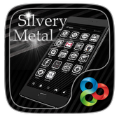 Silvery MetalGo Launcher Theme icon