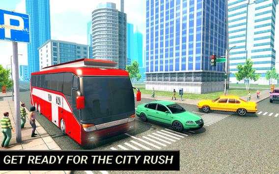 City Driving Bus Driving Simulator 2019: Modern screenshot 1