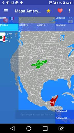 Map of North America Free screenshot 5