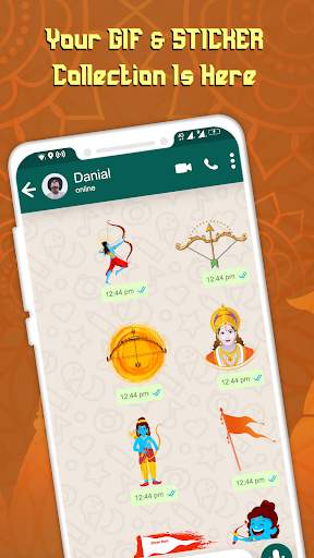Lord Ram GIF : God Ram Stickers for Whatsapp screenshot 2