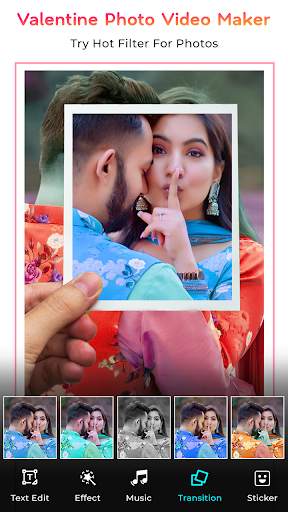 Valentine Video Maker with Music screenshot 1