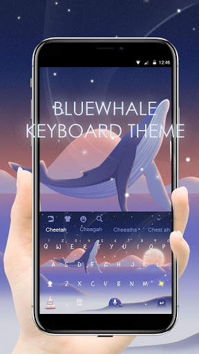 BLue Whale Keyboard Theme screenshot 1