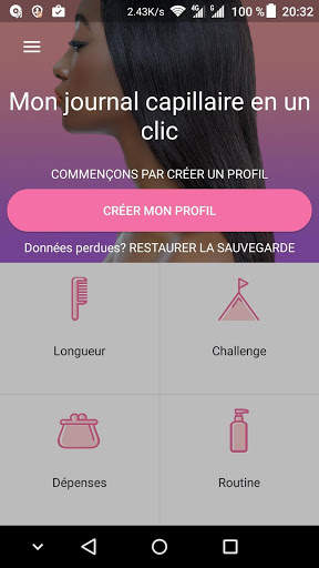 AppFrolution- Journal capillaire screenshot 1