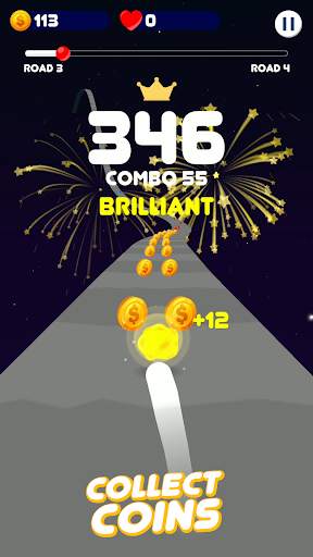 Space Road: color ball game screenshot 5