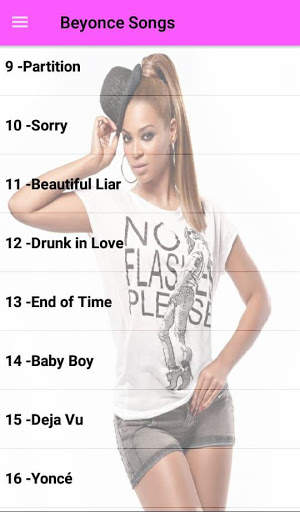Beyonce Songs Offline (41 songs) screenshot 4