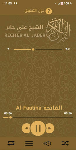 Mp3 Quran Audio by Ali Jaber All Quran WITHOUT NET screenshot 3