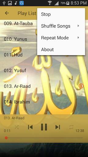 Shuraim Quran Full Offline mp3 screenshot 5