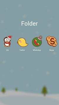 Merry Christmas Launcher Theme screenshot 4