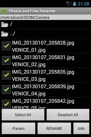 Photos and Files Renamer 6 تصوير الشاشة