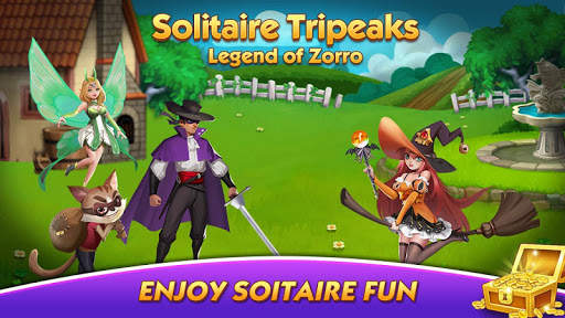 Solitaire Tripeaks: Legend of Zorro screenshot 1