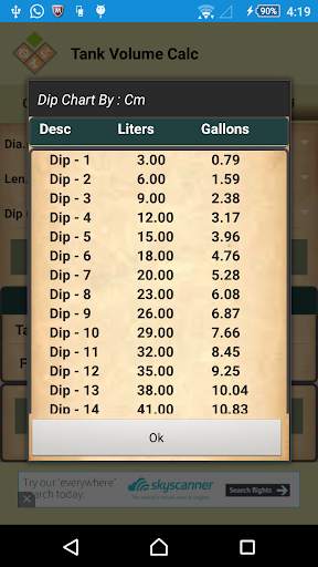 Volume Calculator of Tank screenshot 4