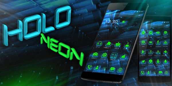 Holo Launcher Black Tech Theme screenshot 4