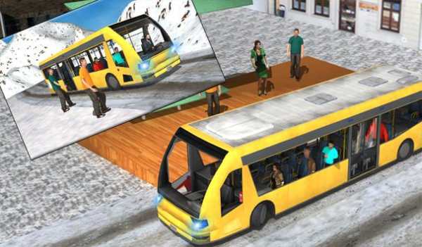 Off Road Winter Tourist Bus screenshot 9