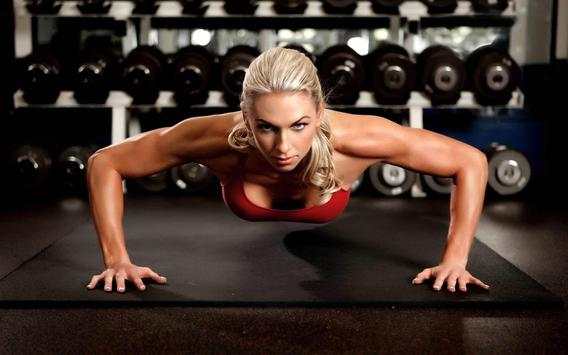 Hot Sexy Gym Girl Wallpaper screenshot 1