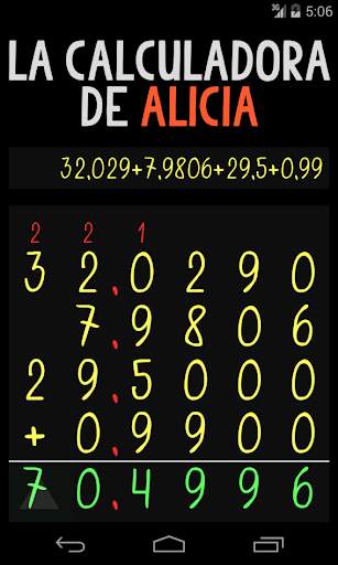 LA CALCULADORA DE ALICIA screenshot 6
