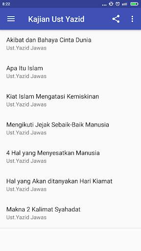 Kajian Full Offline Ustad Yazid screenshot 2