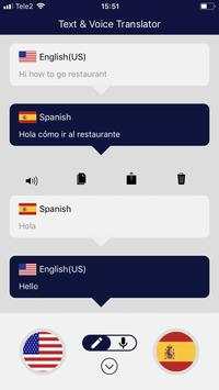 Text & Voice Translator: Speak and Translate Live screenshot 1