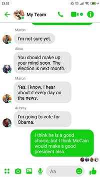 Fake Chat, Mockup Convention for Messenger screenshot 5
