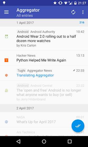 Aggregator | RSS News Reader screenshot 5