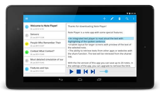 Note Text Player (Read aloud) screenshot 5