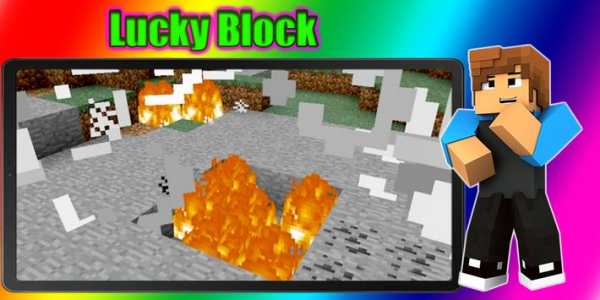 Lucky BLock Mod MInecraft screenshot 3