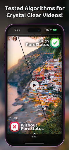 PureStatus: ByeBye Blur Status screenshot 4