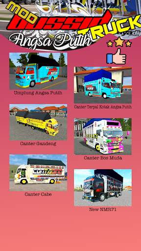 Mod Bussid Truck Angsa Putih screenshot 2