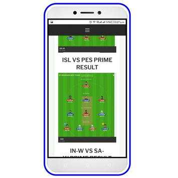 Dream11 prime teams screenshot 3