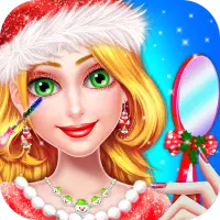 Christmas Girl Makeover Game -Christmas Girl Games icon