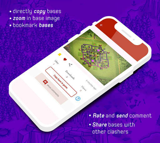 Clash base layouts with link скриншот 1