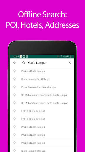Kuala Lumpur Offline Map and Travel Guide screenshot 3