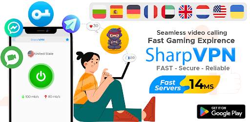 SharpVPN - Fast & Secure VPN screenshot 1