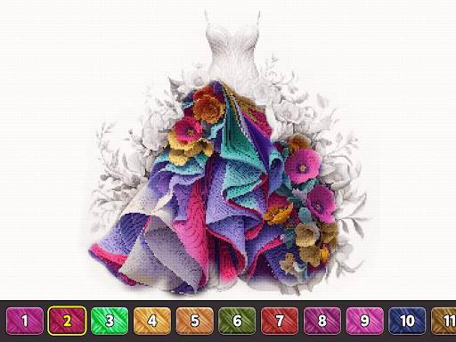 Cross Stitch: Color by Number screenshot 10
