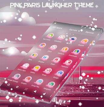 Pink Paris Launcher Theme screenshot 4