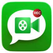 WhatsApp video call recoder with sound" logo