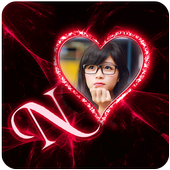 Lighting Text Photo Frame icon