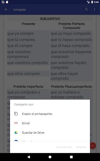 Verbos Español screenshot 14