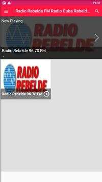 Radio Rebelde FM Radio Cuba Rebelde Online 96.7 FM screenshot 1