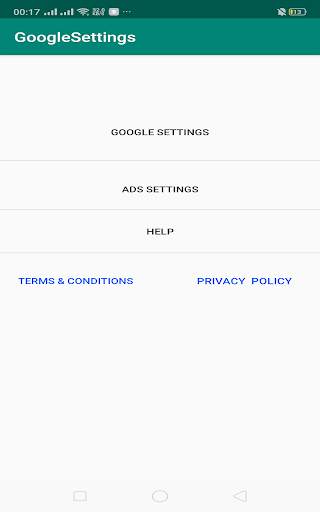 Launcher for Manage Google Settings (ADS Shortcut) screenshot 2