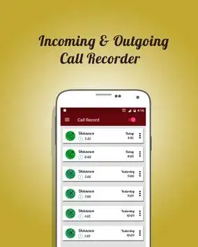 Auto Call Recorder For Android screenshot 2