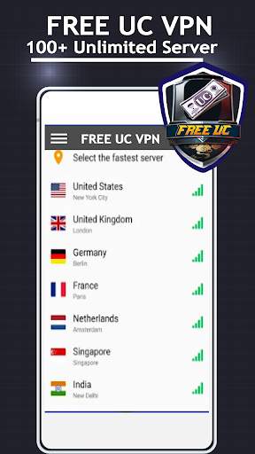 Free UC VPN Get UC Royal Pass Free Diamonds Tricks screenshot 6