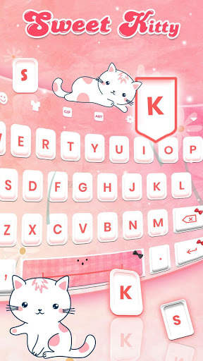 Sweet Kitty - Keyboard Theme स्क्रीनशॉट 2