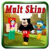 Skins Mult for Minecraft logo