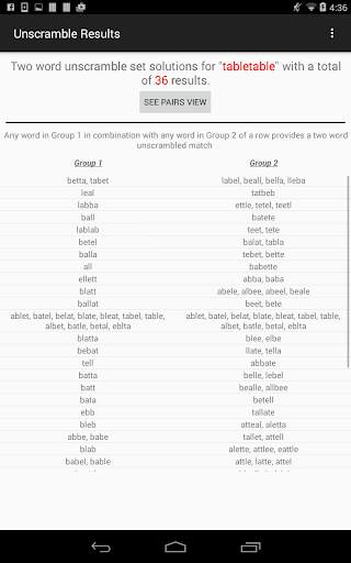 Unscramble Letters and Words 4 تصوير الشاشة
