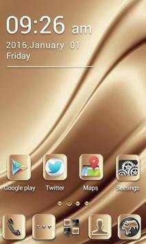 Gold  GO Launcher Theme screenshot 2