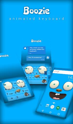 Boozie Animated Custom Keyboard + Live Wallpaper screenshot 1